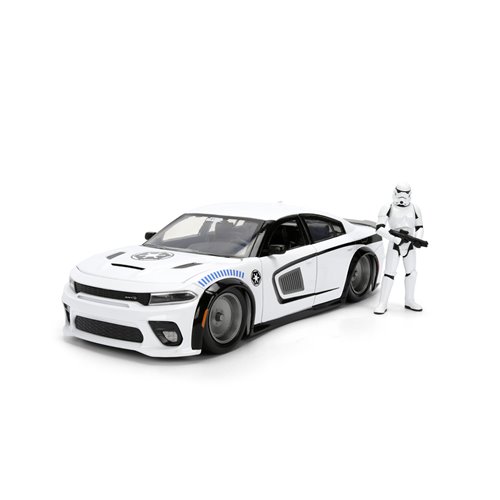 Hollywood Rides Star Wars 2021 Dodge Charger SRT Hellcat 1:24 Scale Die-Cast Metal Vehicle with Stor
