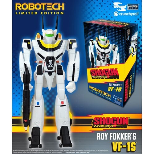 Robotech Shogun Warriors Roy Fokker's VF-1S Limited Edition 24-Inch Retro Action Figure