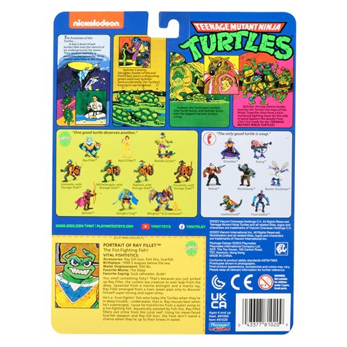 Teenage Mutant Ninja Turtles Original Classic Wave 4 Basic Action Figure Case of 6