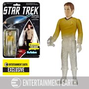 Star Trek: The Original Series Beaming Captain Kirk ReAction 3 3/4-Inch Retro Funko Action Figure - EE Exclusive
