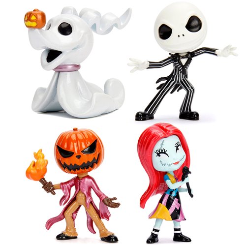 The Nightmare Before Christmas Wave 3 MetalFigs 2 1/2-Inch Die-Cast Metal Mini-Figure Set of 4