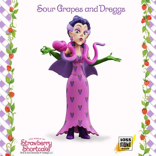 Strawberry Shortcake Sour Grapes and Dreggs Action Figure