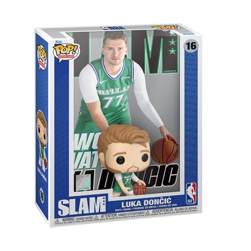 NBA SLAM Luka Doncic Pop! Cover Figure with Case