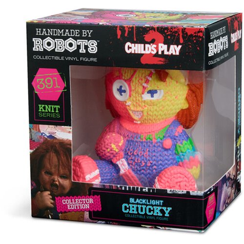 Child's Play 2 Chucky #391 Black Light Handmade by Robots Vinyl Figure