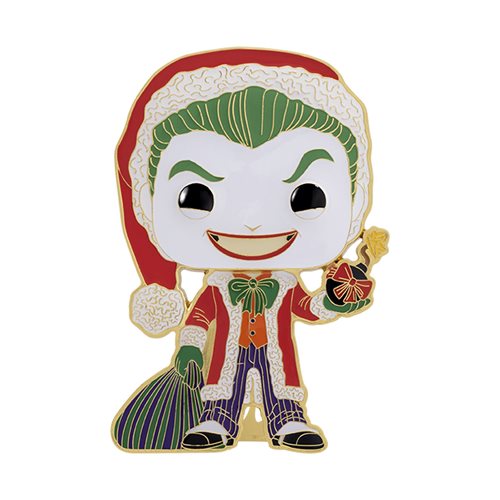 DC Comics Holiday The Joker as Santa Large Enamel Pop! Pin