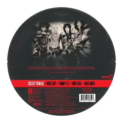 Motley Crue Tommy Lee Black and White Shout at the Devil 3 3/4-Inch ReAction Figure