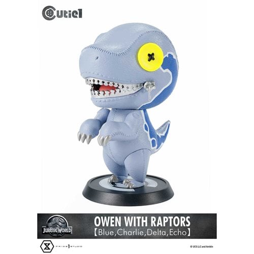 Jurassic World Owen with Raptors Cutie1 Vinyl Figure Set of 5