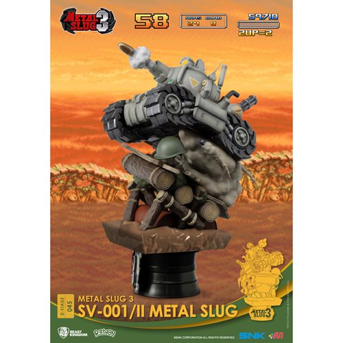 Metal Slug 3 SV-001/II Metal Slug Tank DS-045 D-Stage 6-Inch Statue
