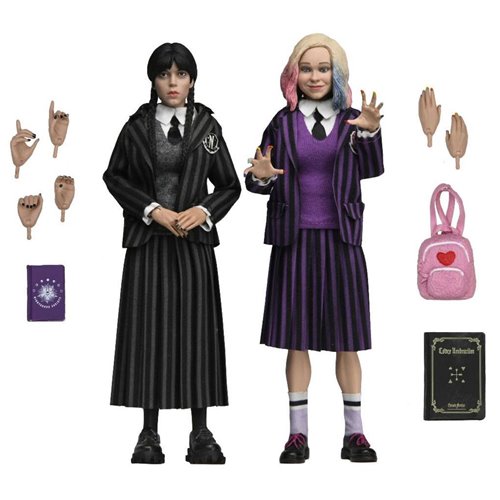 Wednesday and Enid 8-Inch Clothed Action Figure 2-Pack