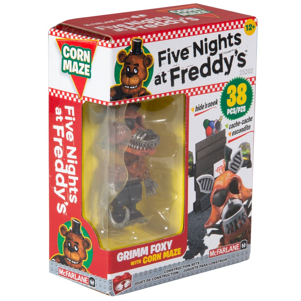 Five Nights at Freddy's Grimm Foxy Corn Maze 25202 FNAF 38 Pcs McFarlane  Set for sale online