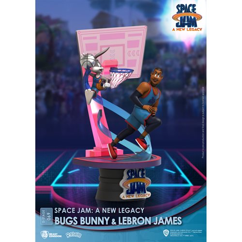 Space Jam: A New Legacy Bugs and Lebron DS-069 D-Stage 6-Inch Statue