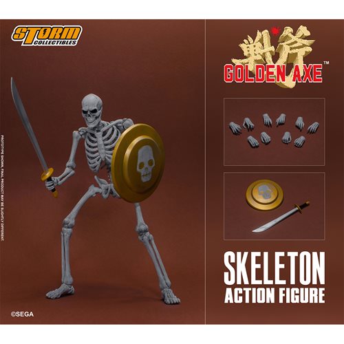 Golden Axe Skeleton Soldier 1:12 Scale Action Figure 2-Pack