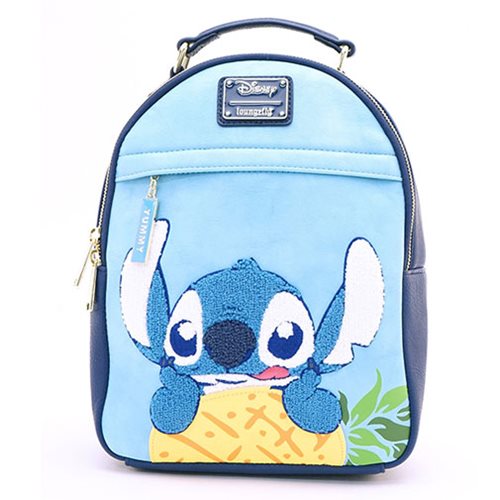 U.p.d., Inc Kids' 11-inch Stitch Mini Backpack - Blue One Size