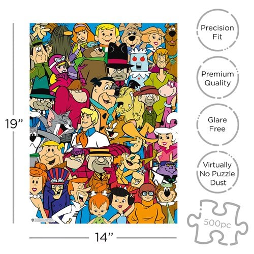 Hanna-Barbera Cast 500-Piece Puzzle