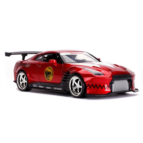 Mighty Morphin Power Rangers Red Ranger 2009 Nissan GT-R 1:24 Scale Die-Cast Metal Vehicle with Figu