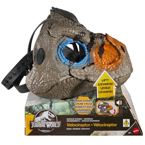 Jurassic World Snarlin' Sounds Velociraptor Roleplay Mask