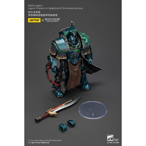 Joy Toy Warhammer The Horus Heresy Alpha Legion Legion Praetor Cataphractii Terminator Armor 1:18 Sc