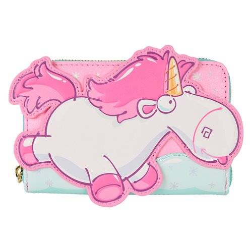 Minions Fluffy Unicorn Zip-Around Wallet