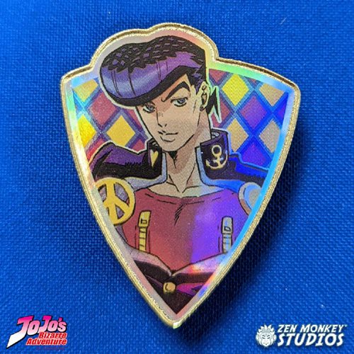 Jojo's Bizarre Adventure Foil Shield Series Josuke Pin