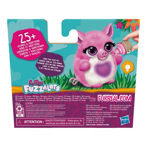 FurReal Fuzzalots Pig Interactive Animatronic Color-Change Toy