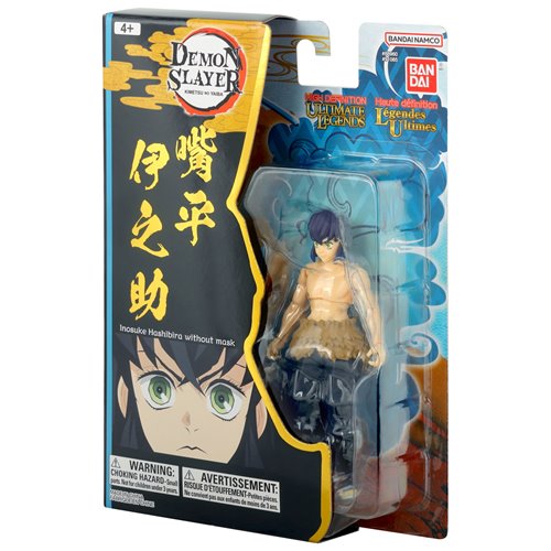 Demon Slayer: Kimetsu no Yaiba Ultimate Legends High Definition Inosuke Hashibira (Without Mask) Act