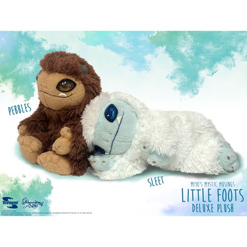Miyo's Mystic Musings Little Foots Deluxe Yeti Plush Set of 2