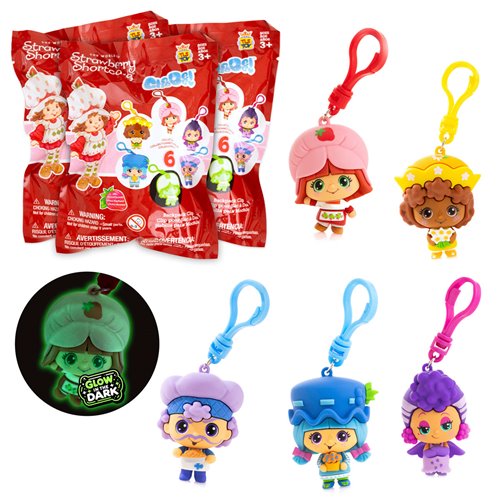 Strawberry Shortcake 2 1/2-Inch CheeBee Key Chain Random 6-Pack