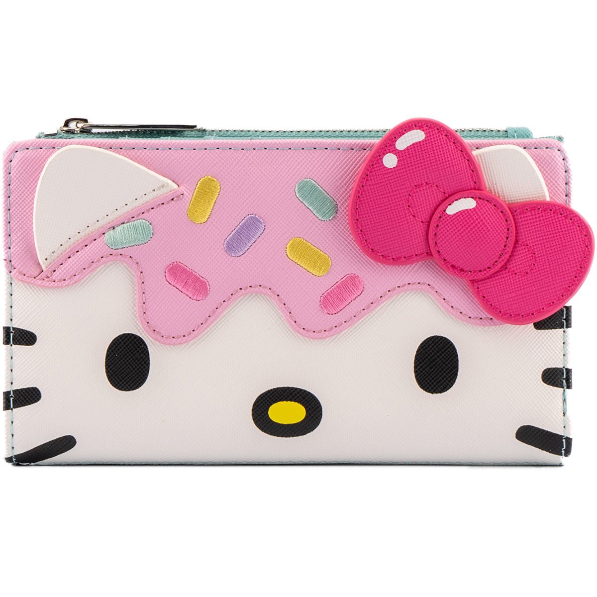 Hello Kitty Dusty Pink Zip-Around Wallet - Entertainment Earth