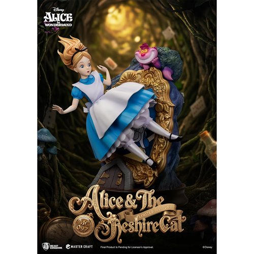Alice in Wonderland Alice and The Cheshire Cat MC-097 Master Craft Statue