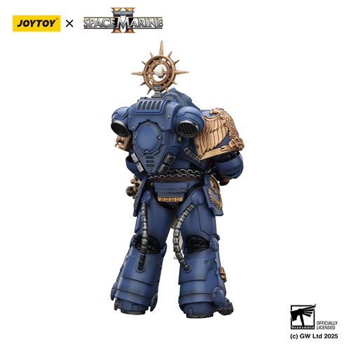 Joy Toy Warhammer Space Marine Ultramarine Heavy Relic Primus Armour and Heavy Relic Bolt Rifle 1:18