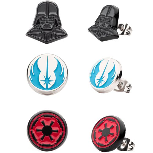 Star Wars Obi-Wan Kenobi Stud Earring 3-Pack