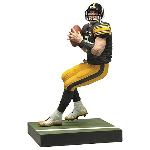 NFL Teenymates color rush steelers Number 7 Ben Roethlisberger Figure 1”X  3/4”