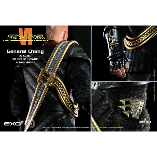 Star Trek VI: The Undiscovered Country General Chang  1:6 Scale Action Figure