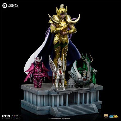 Saint Seiya Aries Mu Deluxe 1:10 Art Scale Limited Edition Statue