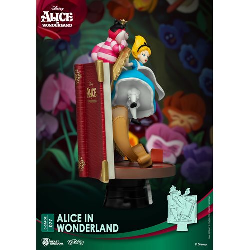 Alice in Wonderland Disney Story Book Series Alice D-Stage DS-077 6-Inch Statue
