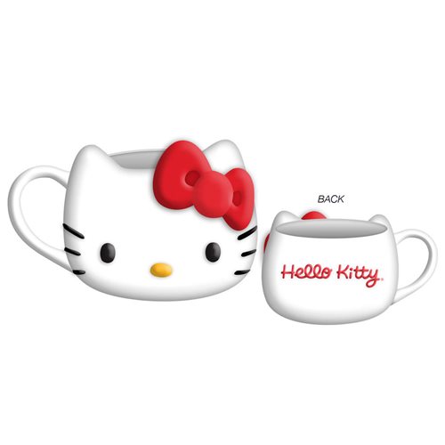 Hello Kitty Face 20 oz. Ceramic 3D Sculpted Mug