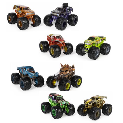 Monster Jam Color-Changing Truck 2-Pack 1:64 Scale Case