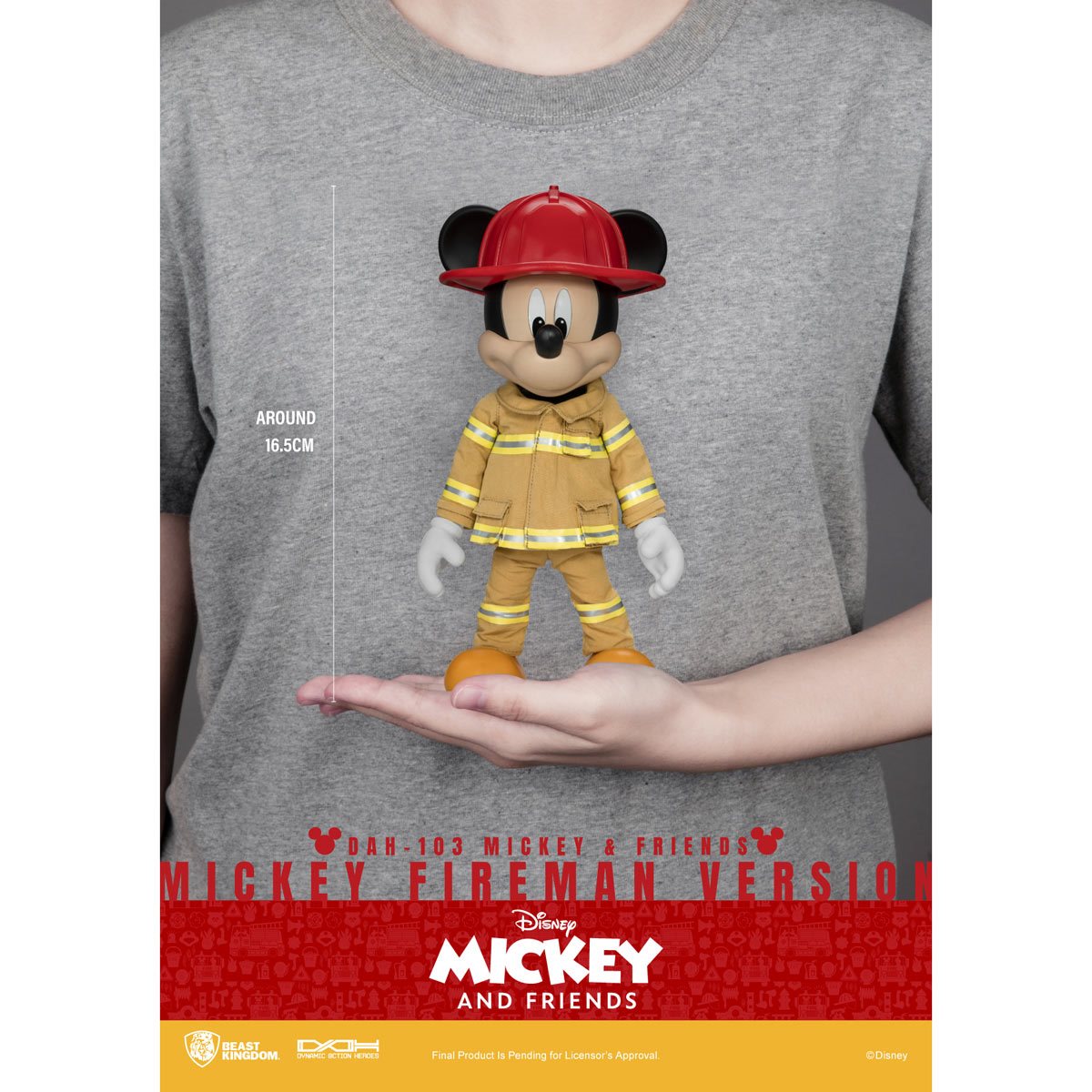 and Heroes Action Figure Dynamic Mouse 8-Ction Fireman Mickey Friends Mickey DAH-103