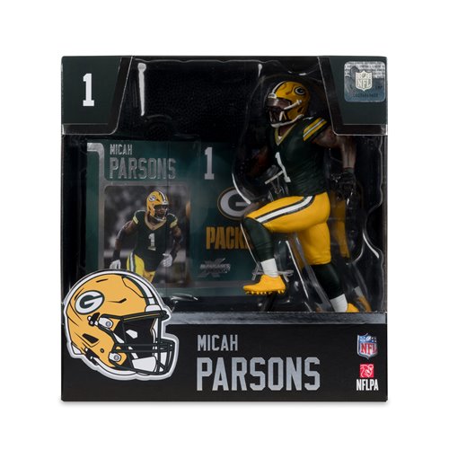 NFL SportsPicks Green Bay Packers Micah Parsons 7-Inch Posed Figure