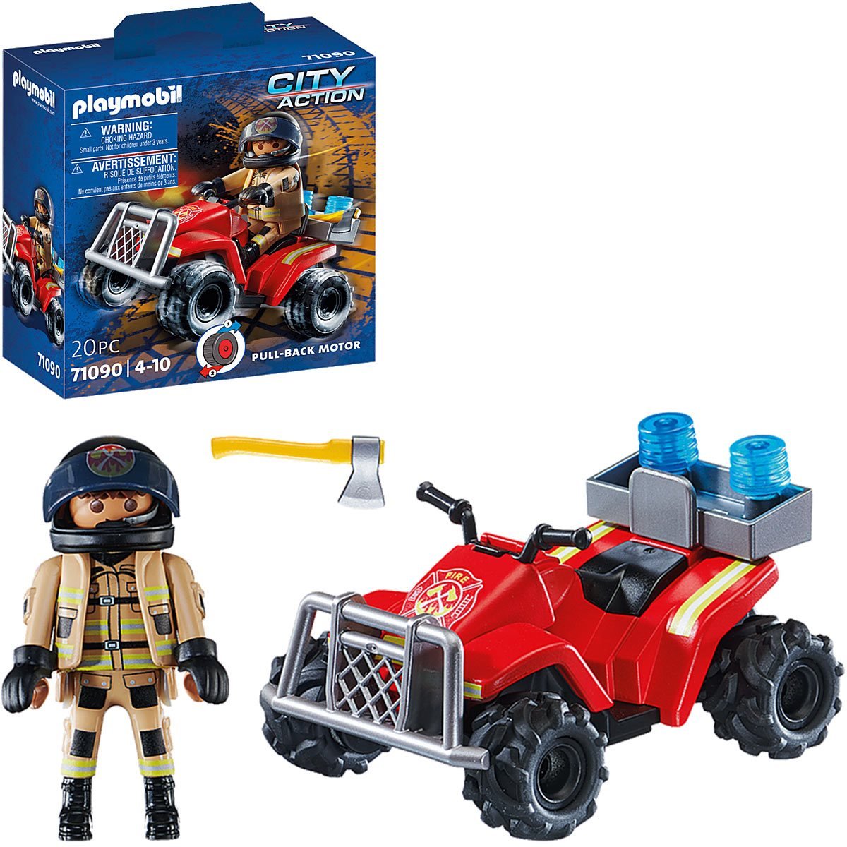 Playmobil 71090 Fire Rescue Quad - Entertainment Earth