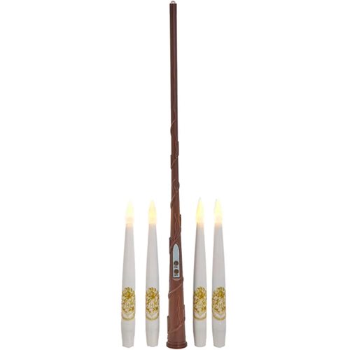 Harry Potter Floating Candles with Wand Remote 11-Piece Ornament Set