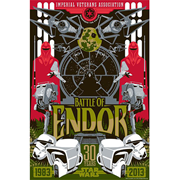Star Wars Battle of Endor Paper Giclee Art Print