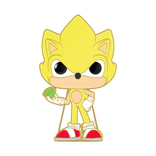 Sonic Super Sonic Large Enamel Funko Pop! Pin