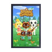 Animal Crossing: New Horizons Group Portrait Framed Art Print