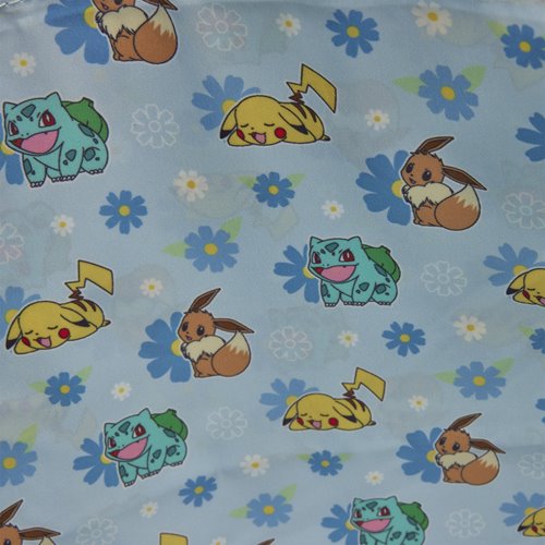 Pokemon Floral Tote Bag with Coin Bag