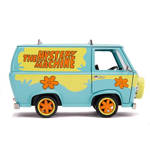 Scooby-Doo Mystery Machine with Scooby and Shaggy Figures 1:24 Die-Cast Metal Vehicle