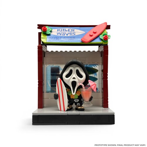 Ghost Face Mystery Flybricks Ghost Face in Different Places 3-Inch Mini-Figure and Building Set Case