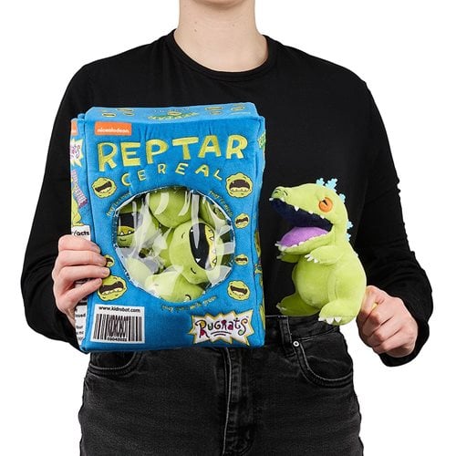 Rugrats Reptar Cereal Box 10-Inch Interactive Plush