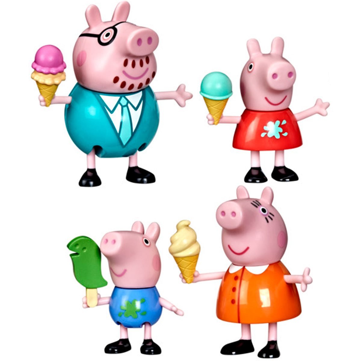 Peppa Pig Peppa's Adventures Peppa's Family Ice Cream Fun Mini-Figures