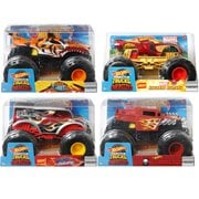 Hot Wheels Monster Trucks 1:24 Scale 2023 Mix 4 Vehicle Case of 4